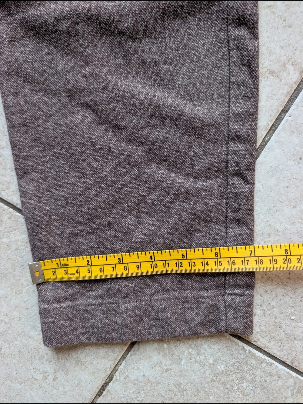 J.Crew Flex Slim Fit Pants Men's W32 L32 Heathered Brown Cotton Stretch